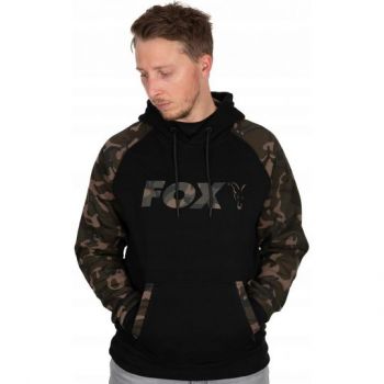 BLUZA FOX BLACK CAMO RAGLAN HOODIE ROZMIAR XL