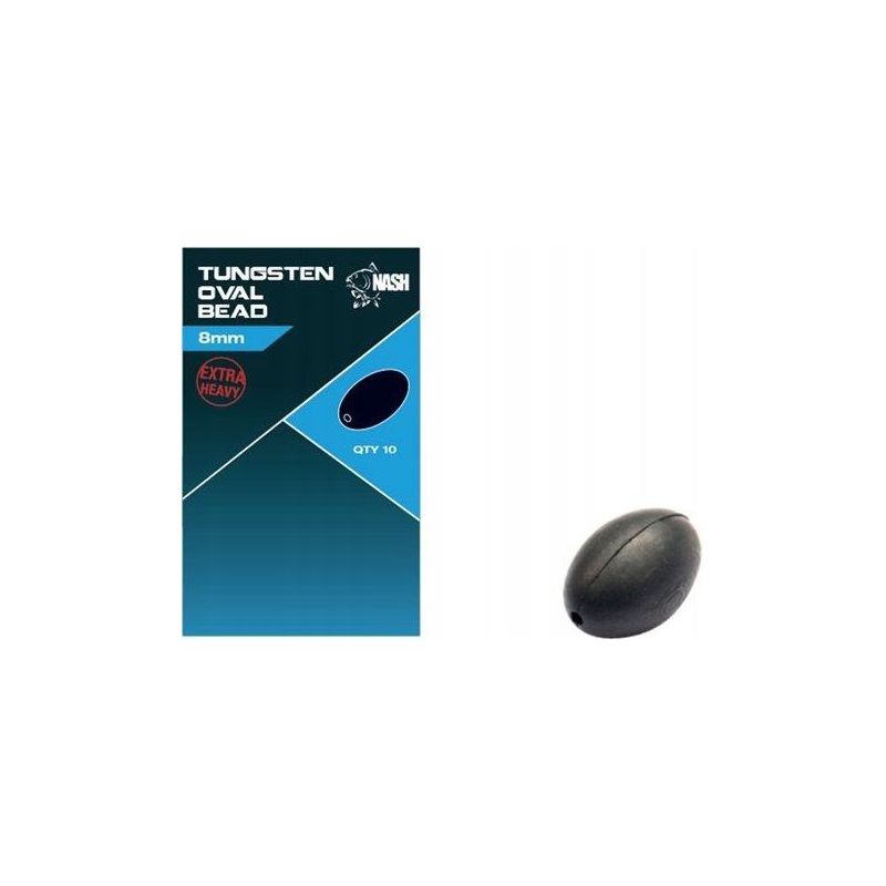 KORALIKI NASH WOLFRAMOWE TUNGTEN OVAL BEAD 4mm