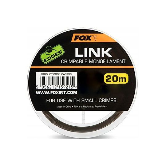 MATERIAŁ PRZYPONOWY FOX TRANS KHAKI 0,64mm 20m MATERIAŁ PRZYPONOWY FOX TRANS KHAKI 0,64mm 20m