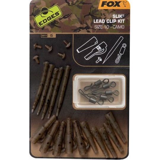 ZESTAW Z KLIPSEM FOX CAMO SILK LEAD CLIP BEZPIECZN
