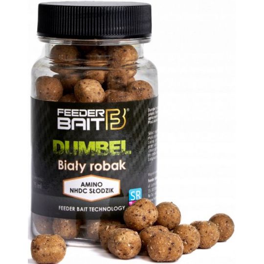 DUMBEL FEEDER BAIT F1 8/10mm BIAŁY ROBAK DUMBELLS DUMBEL FEEDER BAIT F1 8/10mm BIAŁY ROBAK DUMBELLS