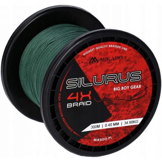 PLECIONKA MIKADO SILURUS 4X BRAID 0,40mm 600m PLECIONKA MIKADO SILURUS 4X BRAID 0,40mm 600m