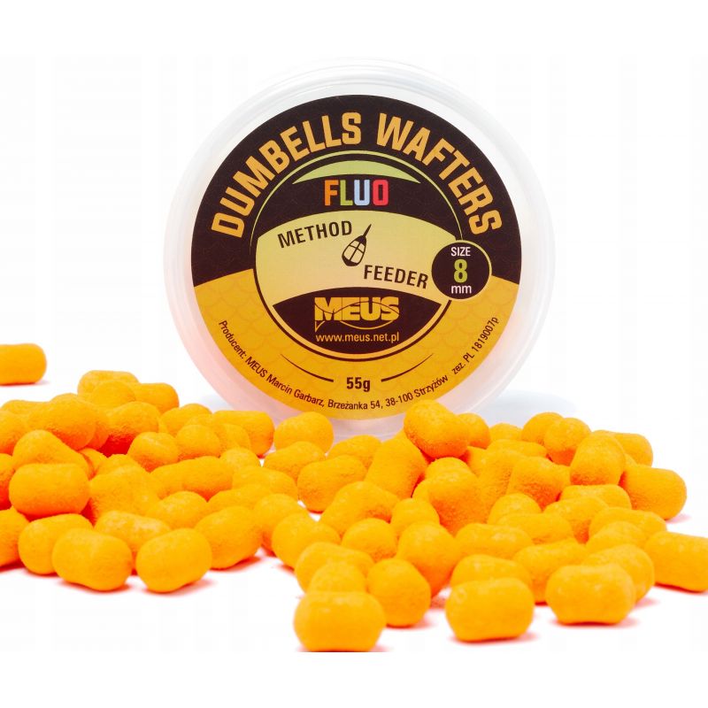 DUMBELLS MEUS WAFTERS FLUO 8mm CZEKOLADA POMARAŃCZ DUMBELLS MEUS WAFTERS FLUO 8mm CZEKOLADA POMARAŃCZ