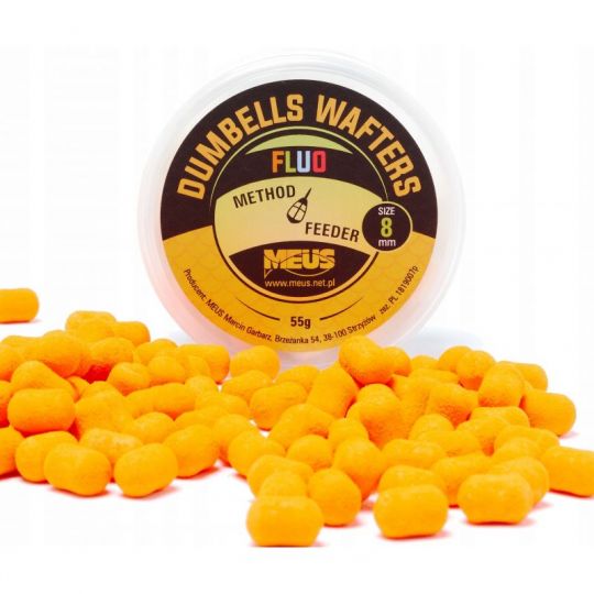 DUMBELLS MEUS WAFTERS FLUO 8mm CZEKOLADA POMARAŃCZ DUMBELLS MEUS WAFTERS FLUO 8mm CZEKOLADA POMARAŃCZ
