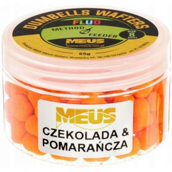DUMBELLS MEUS WAFTERS FLUO 8mm CZEKOLADA POMARAŃCZ