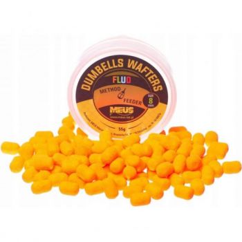 DUMBELLS MEUS WAFTERS FLUO 8mm CZEKOLADA POMARAŃCZ
