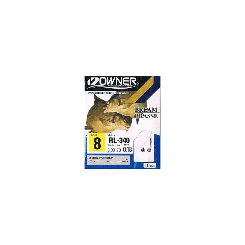 HACZYKI Z PRZYPONEM OWNER RL340 CHINTA  10 0.12mm