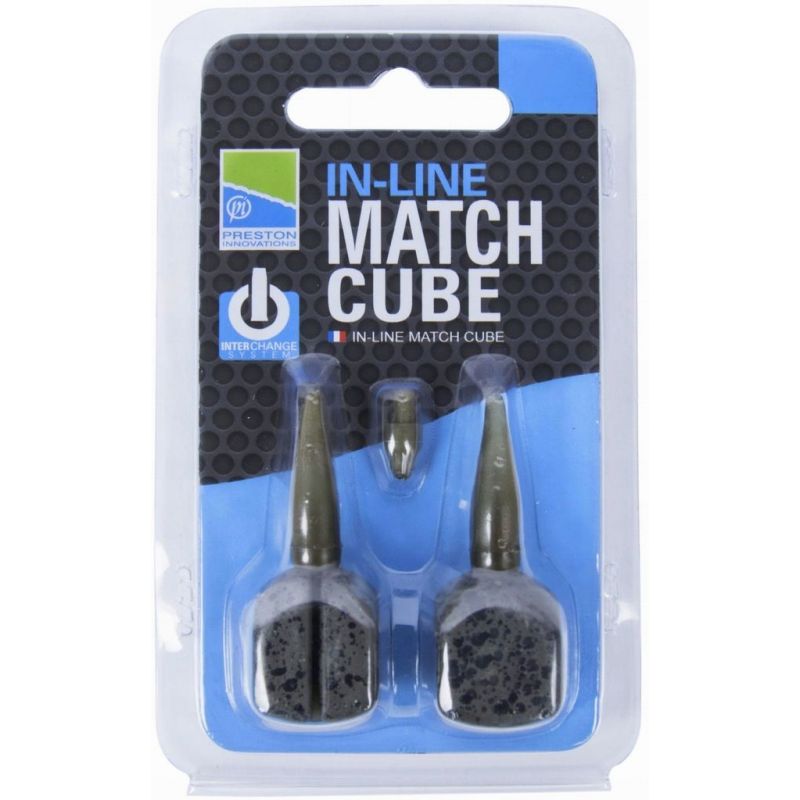 CIĘŻARKI PRESTON IN-LINE MATCH CUBE 30g 2szt