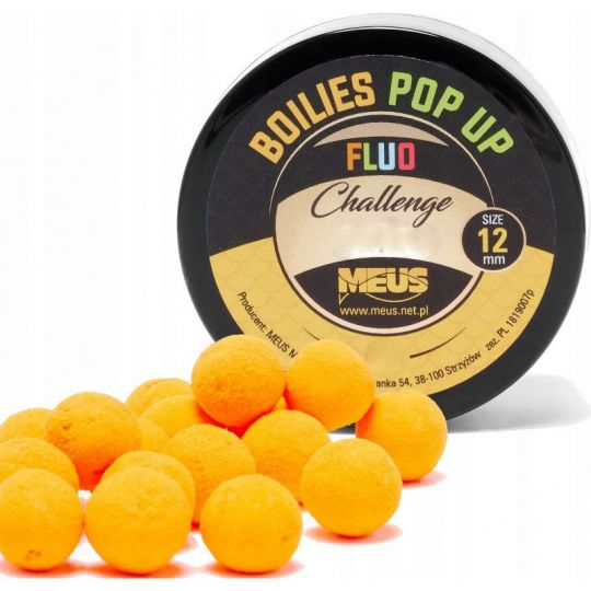 KULKI MEUS CHALLENGE POP UP FLUO 12mm KING SPICES KULKI MEUS CHALLENGE POP UP FLUO 12mm KING SPICES