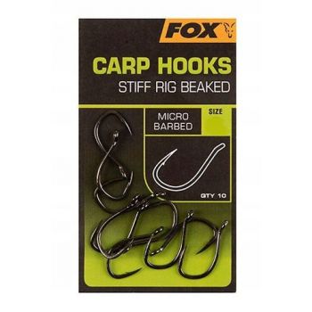 HACZYKI FOX CARP HOOKS STIFF RIG BEAKED ROZ. 4