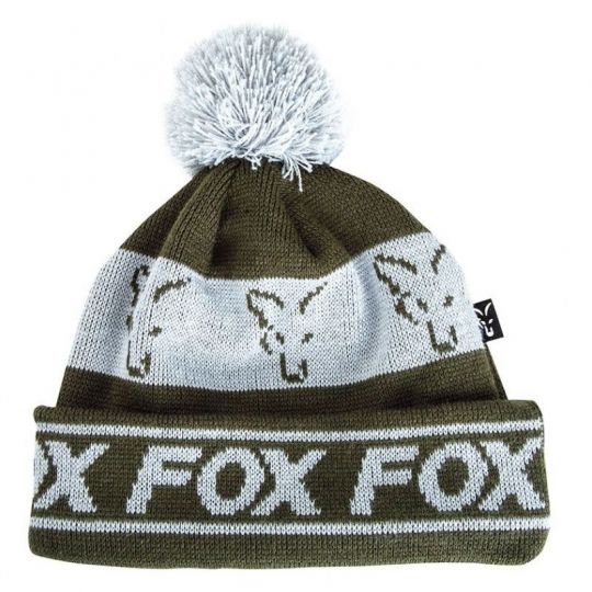 CZAPKA FOX ZIMOWA GREEN SILVER LINED BOBBLE CZAPKA FOX ZIMOWA GREEN SILVER LINED BOBBLE