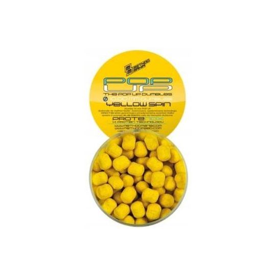 DUMBELLS METHOD MANIA POP UP 10mm YELLOW SPIN