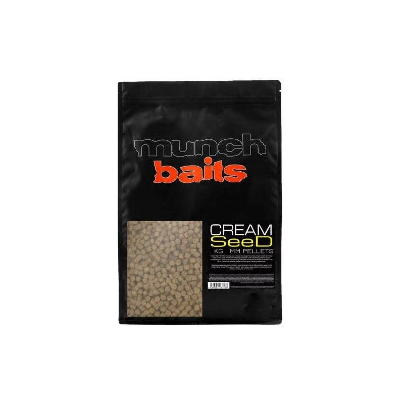 PELLET MUNCH BAITS CREAM SEED 5kg 4mm PELLET MUNCH BAITS CREAM SEED 5kg 4mm