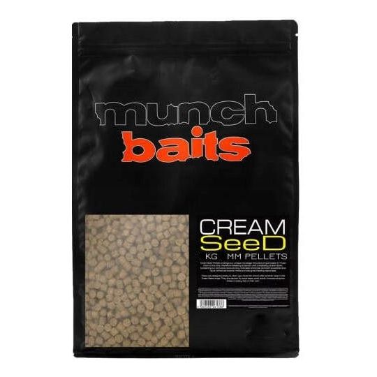 PELLET MUNCH BAITS CREAM SEED 5kg 4mm PELLET MUNCH BAITS CREAM SEED 5kg 4mm