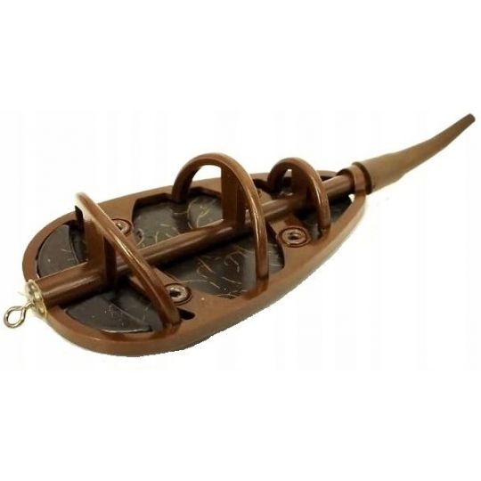 KOSZYCZEK MAD CARP METHOD FEEDER NR 3 BRĄZOWY 45g