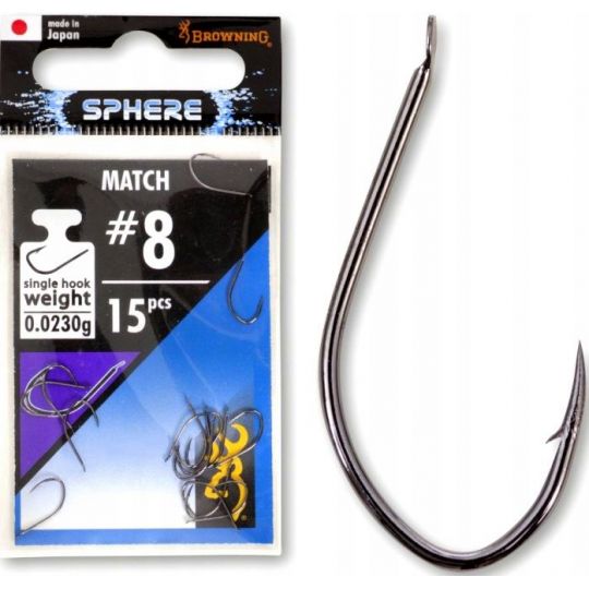 HACZYKI BROWNING SPHERE MATCH NIKIEL ROZ.12 15szt