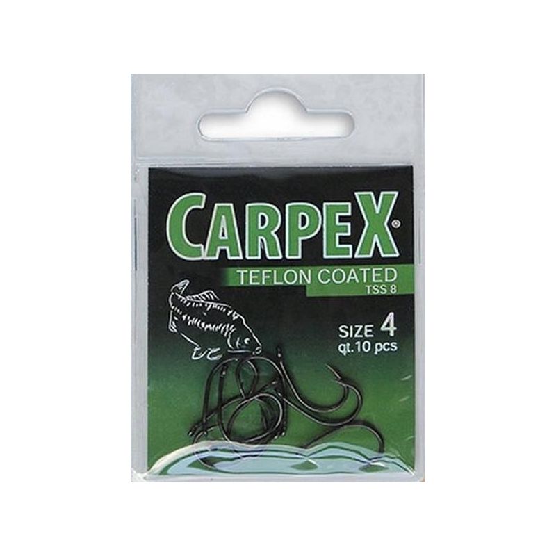 HACZYKI CARPEX TEFLON SUPER STRONG 8 ROZ. 1 10szt HACZYKI CARPEX TEFLON SUPER STRONG 8 ROZ. 1 10szt