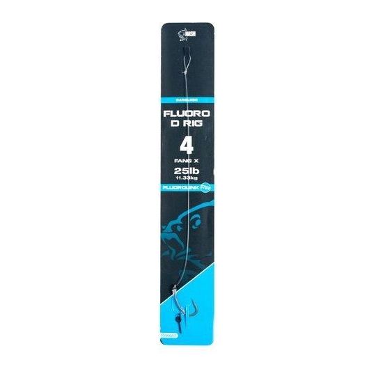 HACZYK NASH FLUOROCARBON D-RIG Z PRZYPONEM 8 BARBL HACZYK NASH FLUOROCARBON D-RIG Z PRZYPONEM 8 BARBL