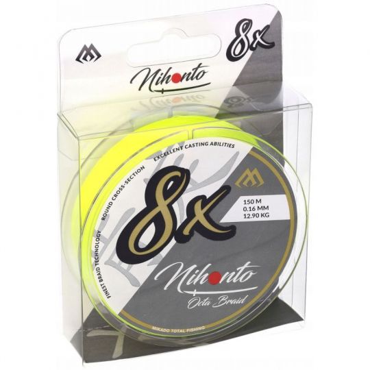 PLECIONKA NIHONTO OCTA BRAID 150M FLUO 0,35mm PLECIONKA NIHONTO OCTA BRAID 150M FLUO 0,35mm