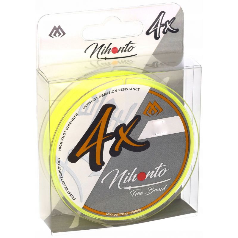 PLECIONKA NIHONTO FINE BRAID FLUO 0,10mm 150m PLECIONKA NIHONTO FINE BRAID FLUO 0,10mm 150m