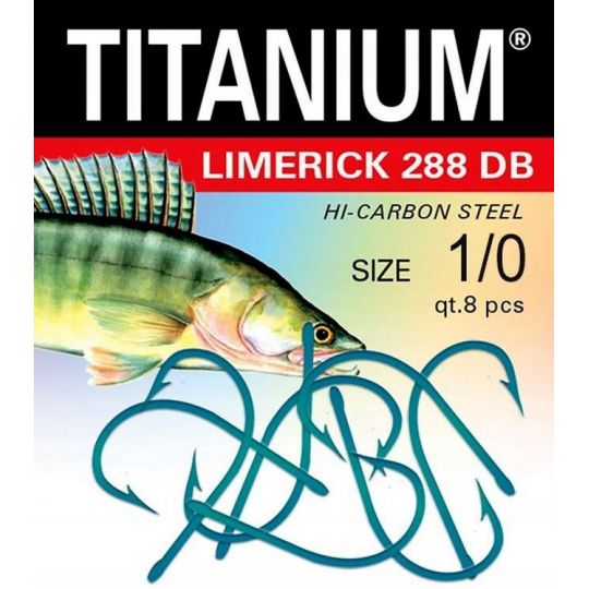 HACZYKI ROBINSON TITANIUM LIMERICK ROZ. 1/0 8szt HACZYKI ROBINSON TITANIUM LIMERICK ROZ. 1/0 8szt