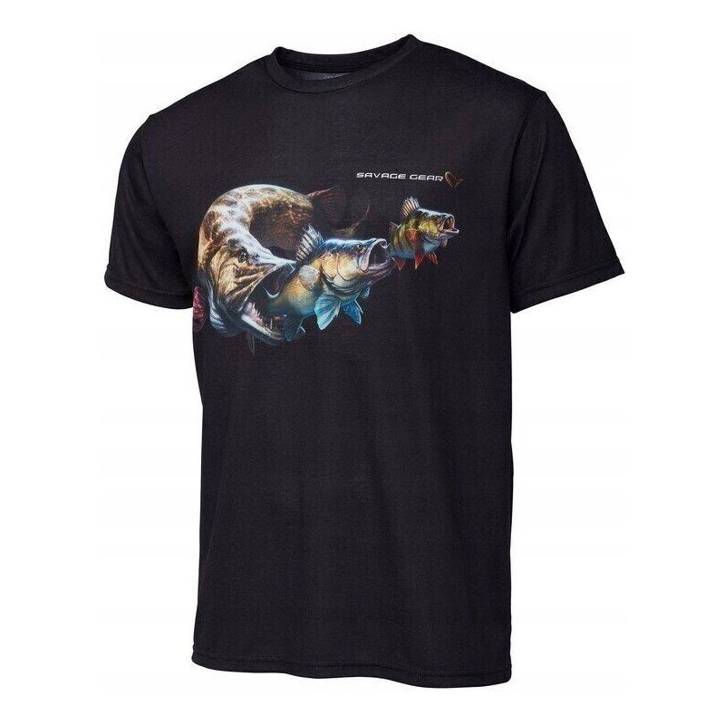 KOSZULKA T-SHIRT SAVAGE GEAR CANNIBAL TEE M BLACK KOSZULKA T-SHIRT SAVAGE GEAR CANNIBAL TEE M BLACK