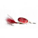 BŁYSTKA OBROTOWA DAM SPINNER DRESSED RED 3 6g