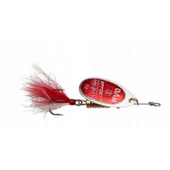 BŁYSTKA OBROTOWA DAM SPINNER DRESSED RED 3 6g