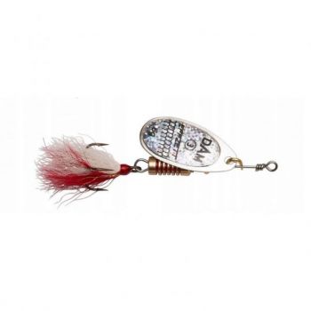 BŁYSTKA OBROTOWA DAM SPINNER DRESSED SILVER 3 6g