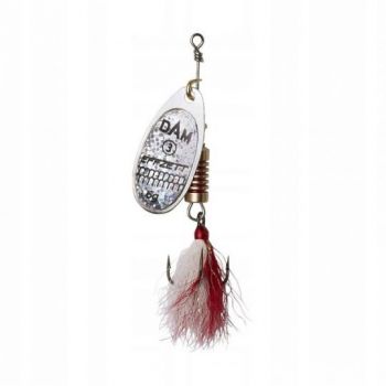 BŁYSTKA OBROTOWA DAM SPINNER DRESSED SILVER 3 6g