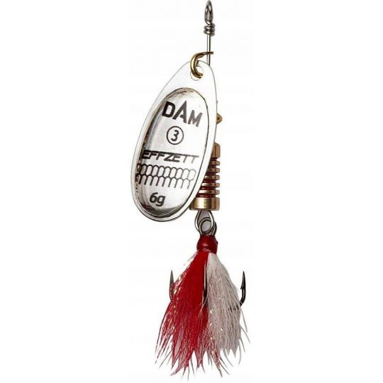 BŁYSTKA OBROTOWA DAM SPINNER DRESSED SILVER 3 6g BŁYSTKA OBROTOWA DAM SPINNER DRESSED SILVER 3 6g