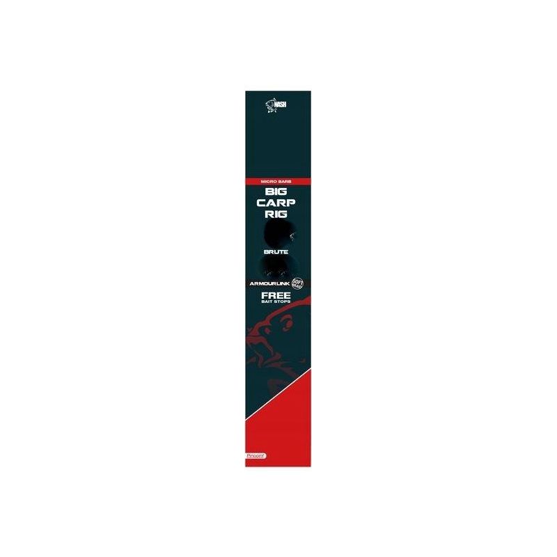 PRZYPON Z HAKIEM NASH BIG CARP RIG SIZE 6 BARBED PRZYPON Z HAKIEM NASH BIG CARP RIG SIZE 6 BARBED