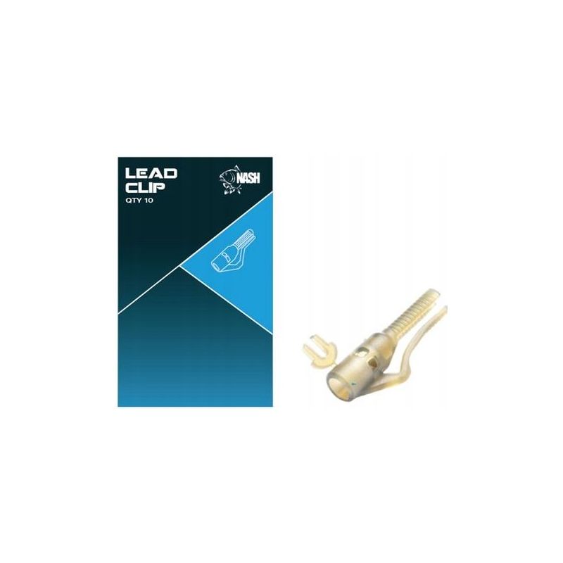 KLIPS BEZPIECZNY NASH LEAD CLIP 10szt KLIPS BEZPIECZNY NASH LEAD CLIP 10szt