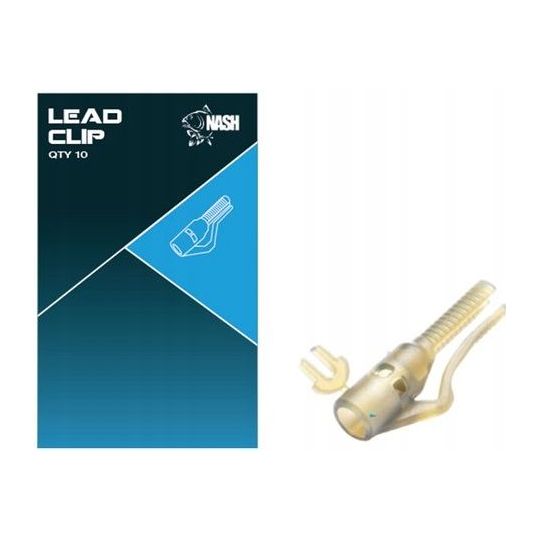 KLIPS BEZPIECZNY NASH LEAD CLIP 10szt KLIPS BEZPIECZNY NASH LEAD CLIP 10szt
