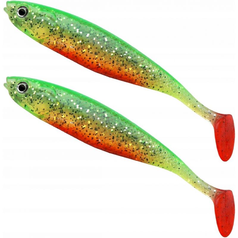 GUMA CORMORAN ACTION FIN 10cm 7g GREEN TIGER 2szt