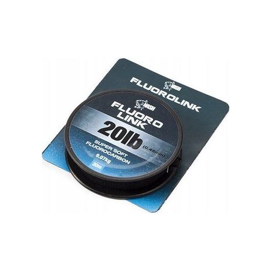 FLUOROCARBON NASH FLUOROLINK 20lb 0,45mm 20m FLUOROCARBON NASH FLUOROLINK 20lb 0,45mm 20m
