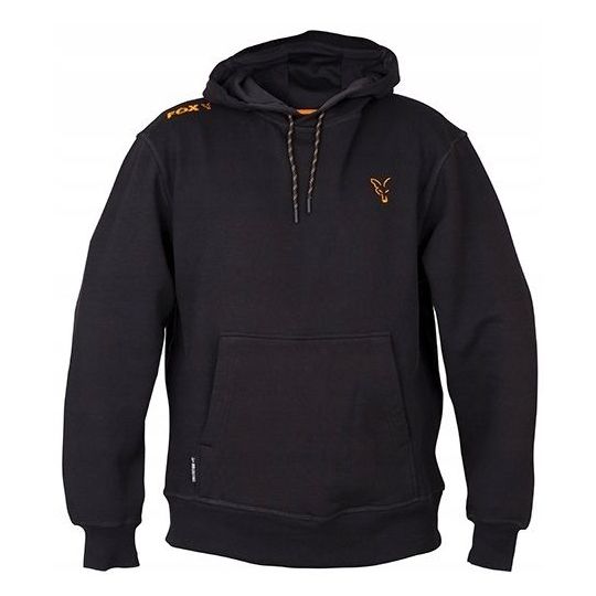 BLUZA FOX COLLECTION BLACK ORANGE HOODIE ROZ. XL BLUZA FOX COLLECTION BLACK ORANGE HOODIE ROZ. XL