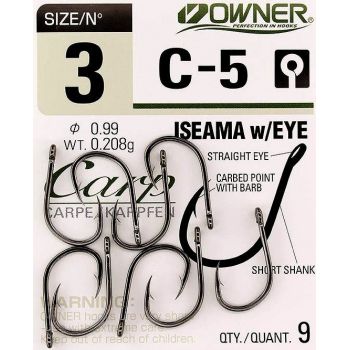 HACZYKI OWNER C5 CARP ISEAMA ROZMIAR 2 CZARNY
