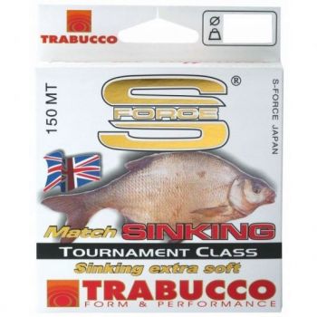 ŻYŁKA TRABUCCO S-FORCE MATCH SINKING 150m 0,18mm