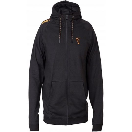 BLUZA FOX COLL BLACK ORANGE NA ZAMEK ROZMIAR 3XL