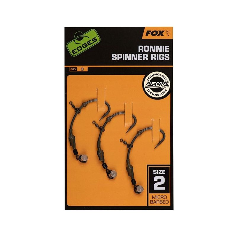 PRZYPON FOX HAKI RONNIE MED CURVE HACZYK 2 3szt