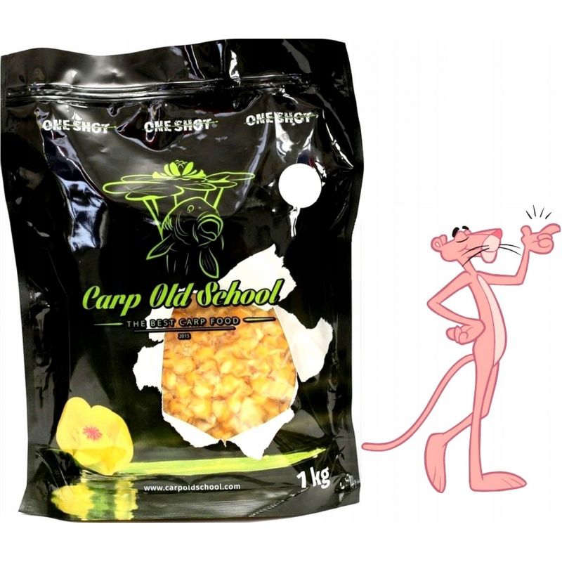 KUKURYDZA CARP OLD SCHOOL ZANĘTOWA 1kg PINK PANTER