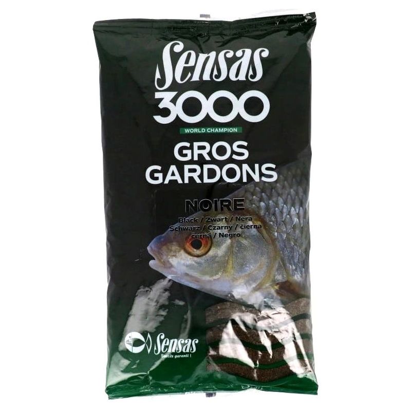ZANĘTA SENSAS 3000 GROS GARDONS NOIRE 1kg