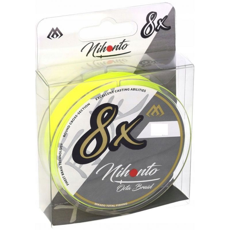 PLECIONKA NIHONTO OCTA BRAID 150M FLUO 0,30mm PLECIONKA NIHONTO OCTA BRAID 150M FLUO 0,30mm