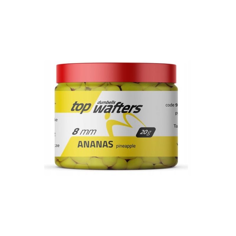 DUMBELLS MATCH PRO TOP WAFTERS ANANAS 20g 8mm DUMBELLS MATCH PRO TOP WAFTERS ANANAS 20g 8mm