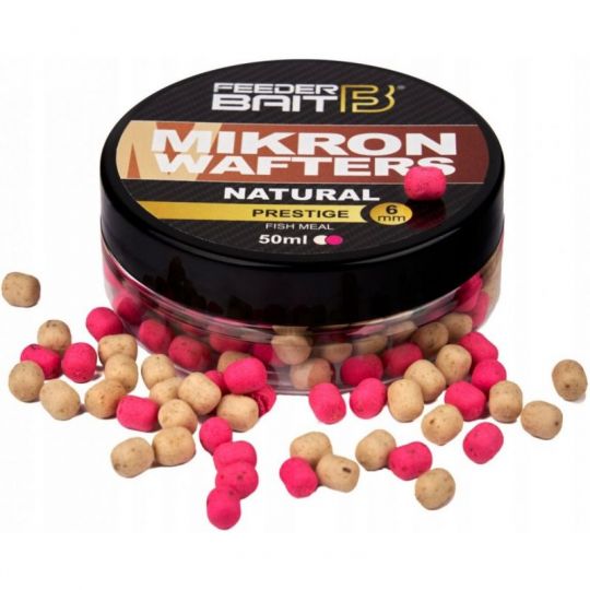 DUMBELLS FEEDER BAIT MIKRON WAFTERS NATURAL 6mm
