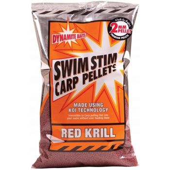 PELLET DYNAMITE BAITS SWIM STIM RED KRILL 2mm 900g