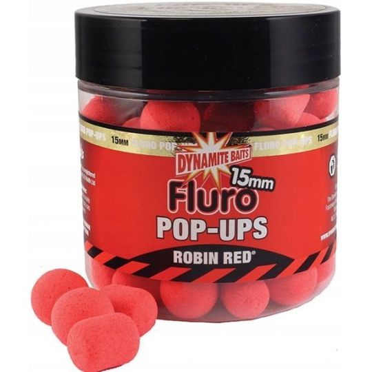 KULKI DYNAMITE BAITS ROBIN RED POP UP FLUORO 15mm