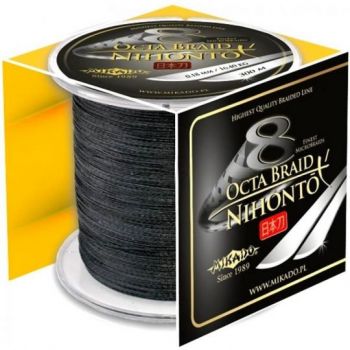 PLECIONKA NIHONTO OCTA BRAID 300M BLACK 0,18mm