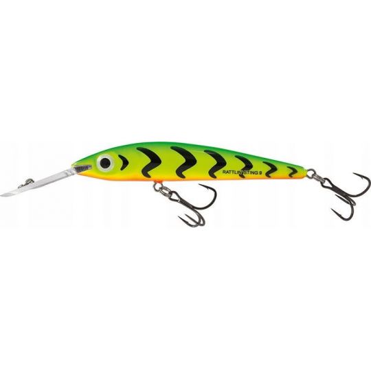 WOBLER SALMO RS9 RATTLIN STING 9cm 11g GREEN TIGER WOBLER SALMO RS9 RATTLIN STING 9cm 11g GREEN TIGER